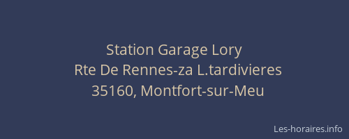 Station Garage Lory