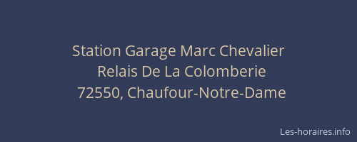 Station Garage Marc Chevalier