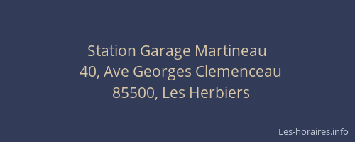 Station Garage Martineau