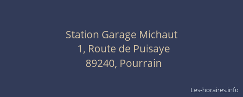 Station Garage Michaut