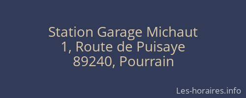 Station Garage Michaut