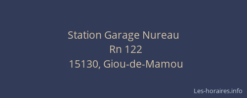 Station Garage Nureau