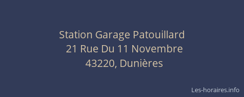 Station Garage Patouillard
