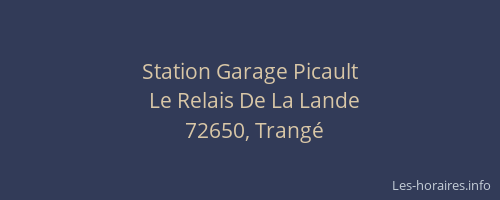 Station Garage Picault