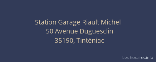 Station Garage Riault Michel