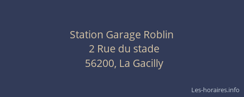 Station Garage Roblin