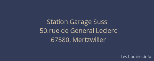 Station Garage Suss