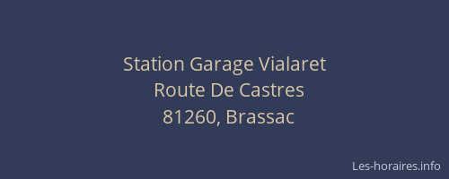 Station Garage Vialaret