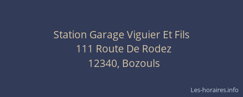 Station Garage Viguier Et Fils