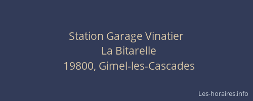 Station Garage Vinatier