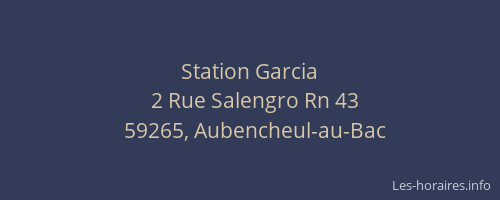 Station Garcia