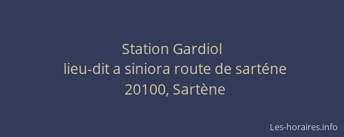 Station Gardiol