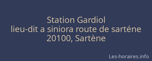 Station Gardiol
