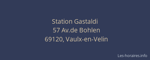 Station Gastaldi