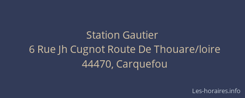 Station Gautier