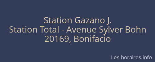 Station Gazano J.