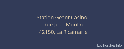 Station Geant Casino