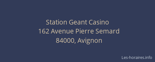 Station Geant Casino