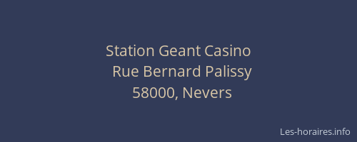 Station Geant Casino