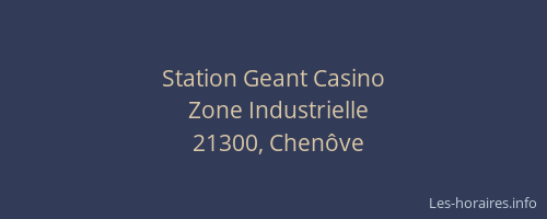 Station Geant Casino