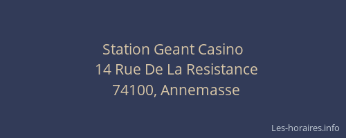 Station Geant Casino