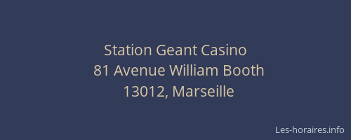 Station Geant Casino