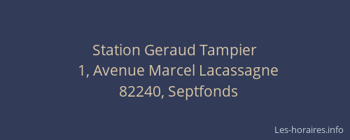 Station Geraud Tampier