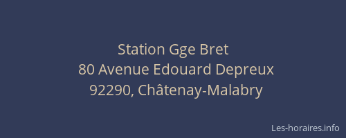 Station Gge Bret