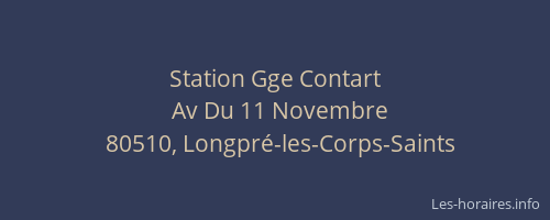 Station Gge Contart