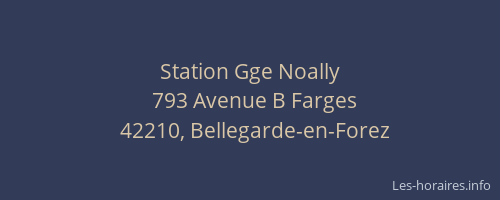 Station Gge Noally