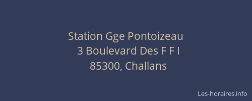 Station Gge Pontoizeau