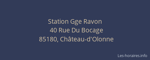 Station Gge Ravon