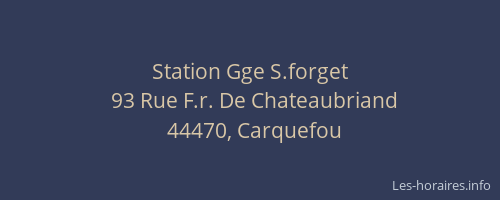 Station Gge S.forget