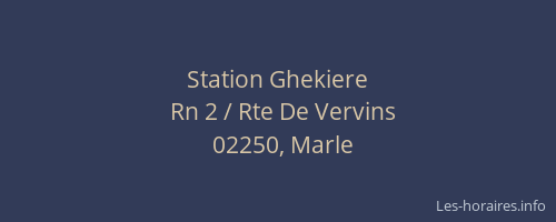Station Ghekiere