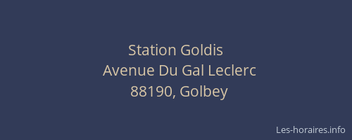 Station Goldis