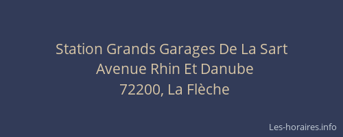 Station Grands Garages De La Sart