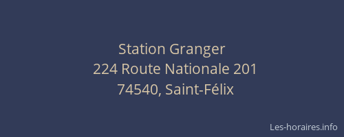 Station Granger
