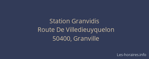 Station Granvidis