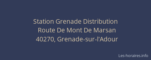 Station Grenade Distribution