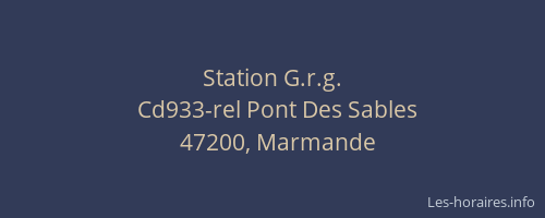 Station G.r.g.
