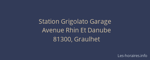 Station Grigolato Garage