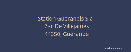 Station Guerandis S.a