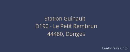 Station Guinault