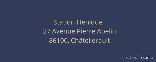 Station Henique