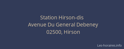 Station Hirson-dis
