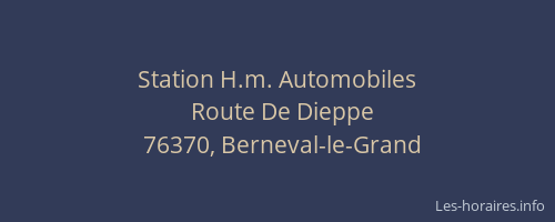 Station H.m. Automobiles