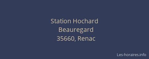 Station Hochard
