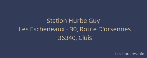 Station Hurbe Guy