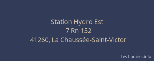 Station Hydro Est