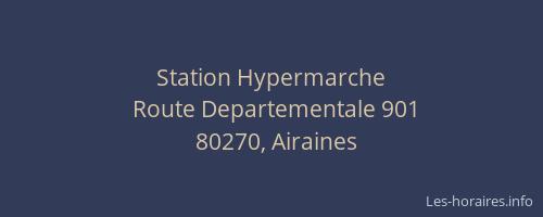 Station Hypermarche